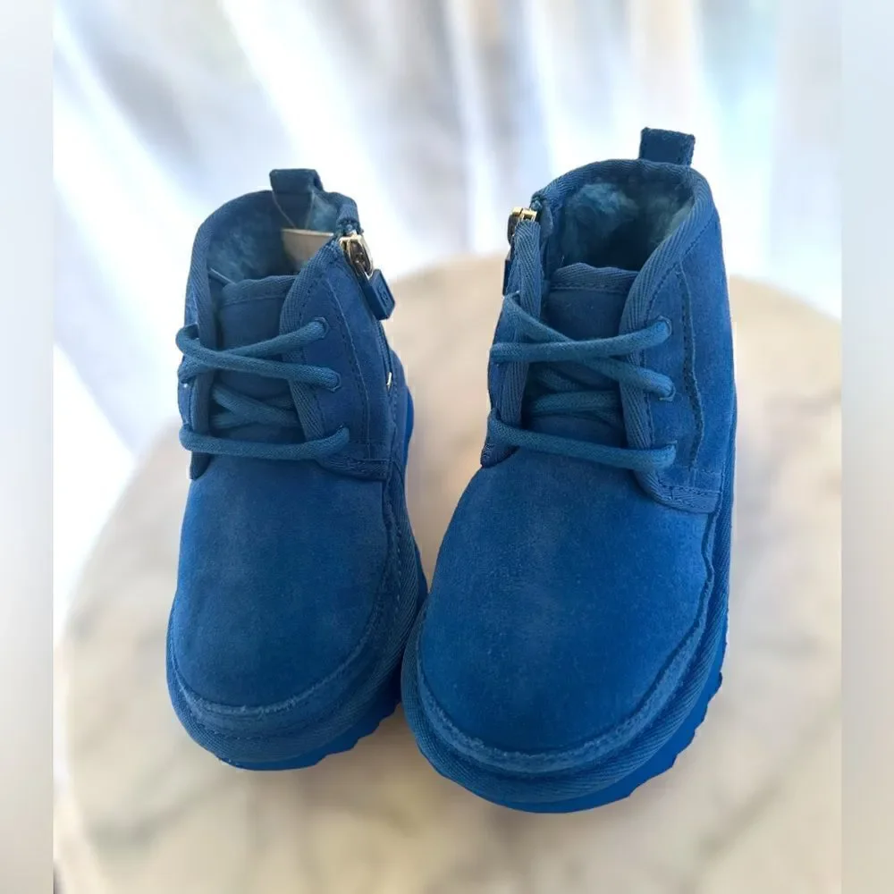 🔥🔥UGG Neumel II Toddler Zippered Chukka Boots Unisex Size 8